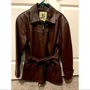 Women’s leather coat